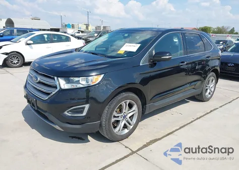 2015 Ford Edge Titanium z USA, uszkodzony, nr VIN 2FMTK4K83FBB09704